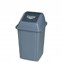Κάδος push γκρι 40lt